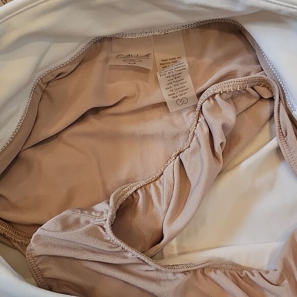 White trim Detail shorts Size M Calia NWT - Picture 8 of 13